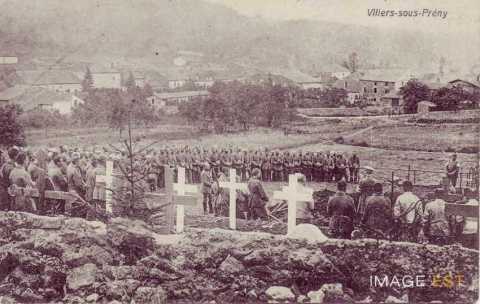Enterrement de soldats allemands (Villers-sous-Prény)